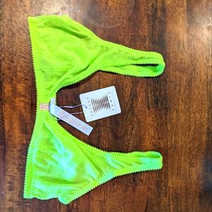 Savage X Fenty Flocked Logo Bralette